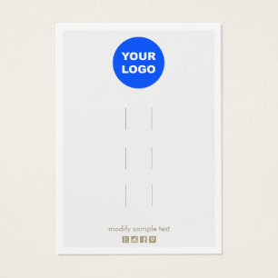 Logo-Graue mehrhaarige Accessoires hinzufügen