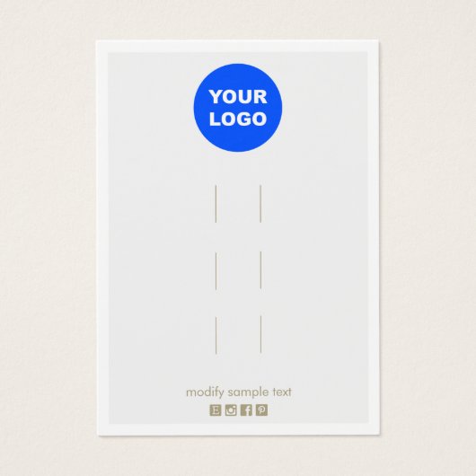 Logo-Graue mehrhaarige Accessoires hinzufügen (Vorderseite)