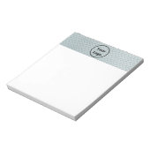 Logo-Graumetall-Druck Notizblock (Rotiert)