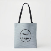 Logo-Graumetall-Druck Tasche (Vorderseite)