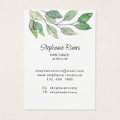 Logo Greenery Jewelry Ohrringe Display Cards (Rückseite)