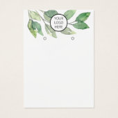 Logo Greenery Jewelry Ohrringe Display Cards (Vorderseite)