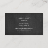 Logo-Groomer für rustikale Hundepaare  Visitenkarte (Rückseite)