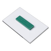 Logo Groß Einfach Schwarz Weiß Minimal Name Titel Namenschild (Rückseite)