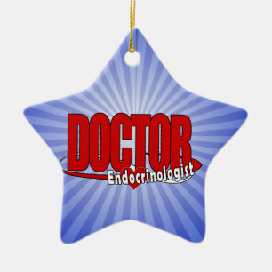 LOGO-GROSSER ROTER DOKTOR Endocrinologist Keramikornament