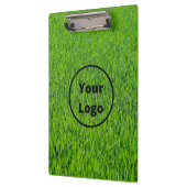 Logo-Grüngras Klemmbrett (Links)