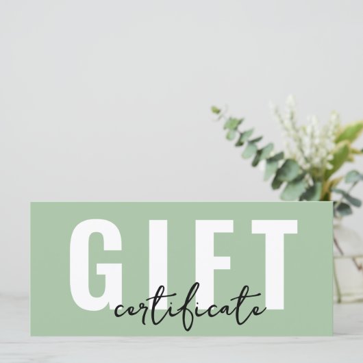 Logo-Gutschein (Stehend Vorderseite)