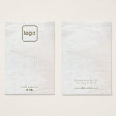 Logo-Haaraccessoire oder Schmuck-Display für Holzk (Vorne & Hinten)