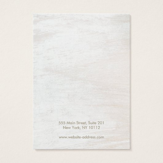 Logo-Haaraccessoire oder Schmuck-Display für Holzk (Rückseite)