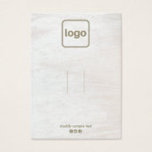 Logo-Haaraccessoire oder Schmuck-Display für Holzk (Vorderseite)