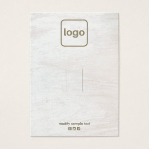 Logo-Haaraccessoire oder Schmuck-Display für Holzk