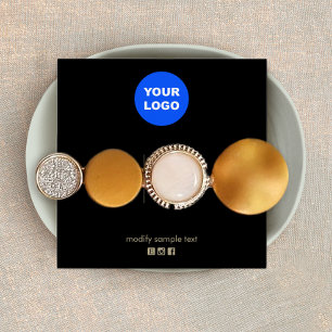 Logo-Haaraccessoires-Anzeige für Schwarze hinzufüg