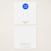 Logo Hair Accessory Social Media Icon Display (Vorne & Hinten)