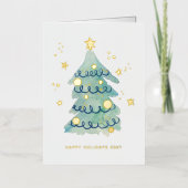 Logo Handbemalt Einfacher Weihnachtsbaum Geschäft (Vorderseite)