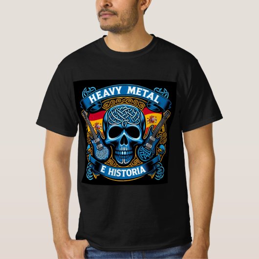 Logo Heavy metal e historia - Youtube T-Shirt (Vorderseite)