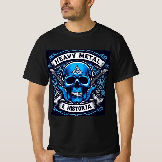 Logo Heavy metal e historia - Youtube T-Shirt (Vorderseite)