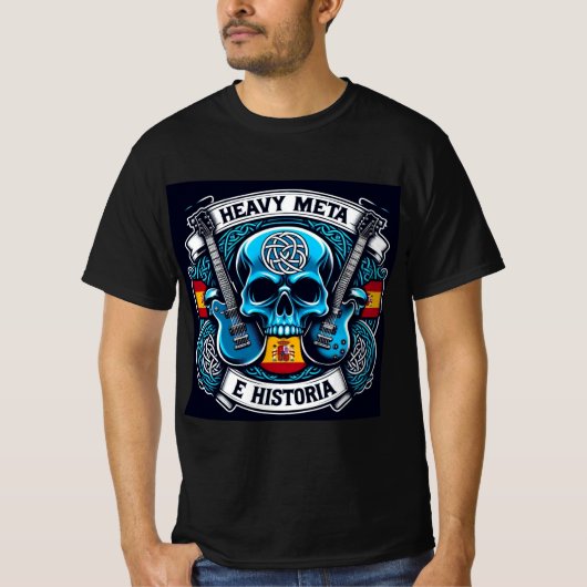 Logo Heavy metal e historia - Youtube T-Shirt (Vorderseite)