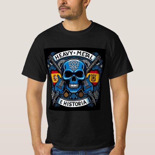 Logo Heavy metal e historia - Youtube T-Shirt (Vorderseite)