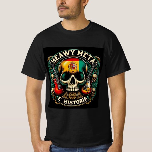 Logo Heavy metal e historia - Youtube T-Shirt (Vorderseite)