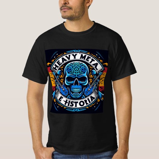Logo Heavy metal e historia - Youtube T-Shirt (Vorderseite)