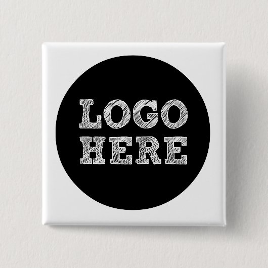 Logo hier button (Vorderseite)