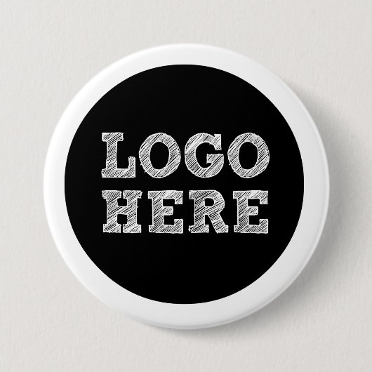 Logo hier button (Vorderseite)