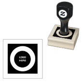 LOGO HIER gedruckt Perfekt zum Prägen von Verpacku Gummistempel (Stempel)