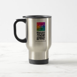 Logo hier hochladen Benutzerdefinierter QR-Code Mo Reisebecher