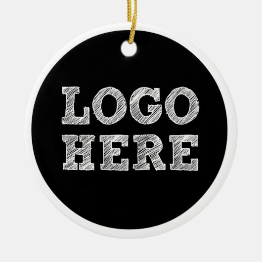 Logo hier keramik ornament (Vorne)