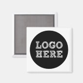 Logo hier magnet (Vorderseite/Rückseite)