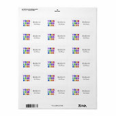 Logo hinzufügen adressaufkleber (Vorne)