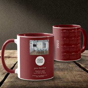 Logo hinzufügen Benutzerdefinierter Text Firmenfot Tasse