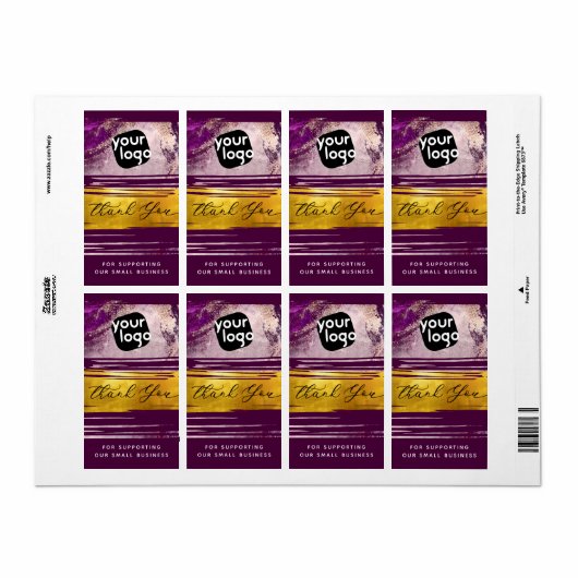 Logo hinzufügen Elegant & Moderne Personalisiert V (Vorne)