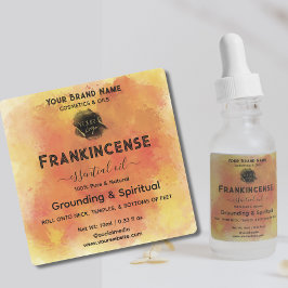 Logo hinzufügen Farbe ätherisches Öl Ölflasche Etiketten