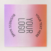 Logo hinzufügen | Farbenfrohe Sonnenuntergangsfarb Puzzle (Horizontal)