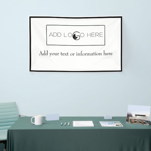 Logo hinzufügen Hier Banner für die Werbeaktion kl (Messeveranstaltung)