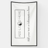 Logo hinzufügen Hier Banner für die Werbeaktion kl (Vertikal)