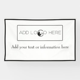 Logo hinzufügen Hier Banner für die Werbeaktion kl