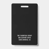 Logo hinzufügen | INDIVIDUELLE NAME Ausweis (Rückseite)