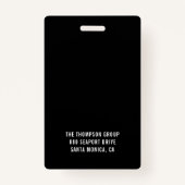 Logo hinzufügen | INDIVIDUELLE NAME Ausweis (Rückseite)