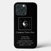 Logo hinzufügen Modern Minimalistischer Schriftzei Case-Mate iPhone Hülle (Rückseite)