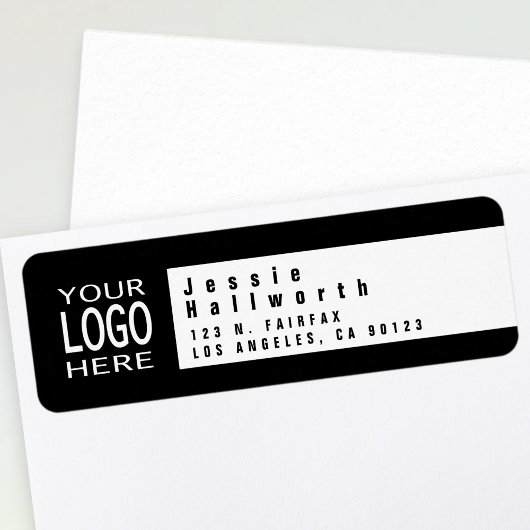 Logo hinzufügen | Moderne Rücksendeadresse