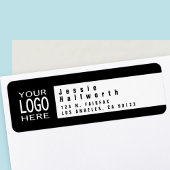 Logo hinzufügen | Moderne Rücksendeadresse