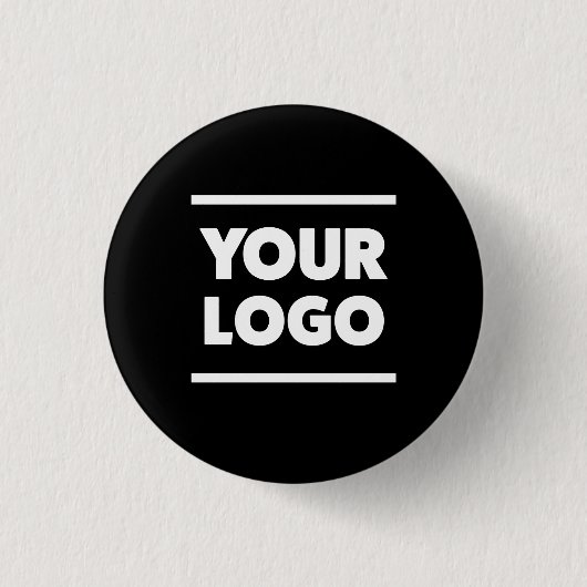 Logo hinzufügen (Schwarz und Weiß) Button (Vorderseite)