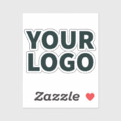 Logo hochladen aufkleber (Blatt)