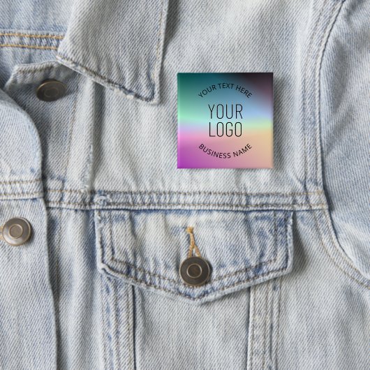 Logo hochladen | Farbenfrohe Farbveränderungen Button (Beispiel)