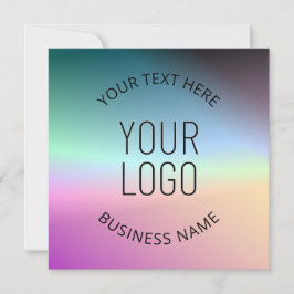 Logo hochladen | Farbenfrohe Farbveränderungen Einladung