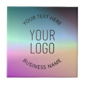 Logo hochladen | Farbenfrohe Farbveränderungen Fliese (Vorderseite)