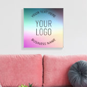 Logo hochladen | Farbenfrohe Farbveränderungen Leinwanddruck (Insitu (Wohnzimmer))