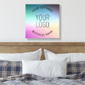 Logo hochladen | Farbenfrohe Farbveränderungen Leinwanddruck (Insitu (Schlafzimmer))